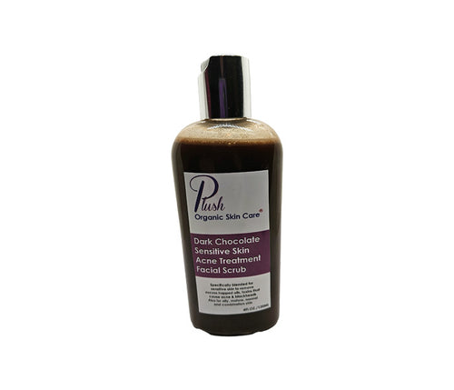 Exfoliante facial de chocolate negro y bayas