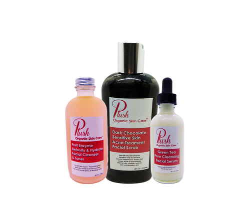 Sensitive Skin Acne Treatment Skin Care Bundle